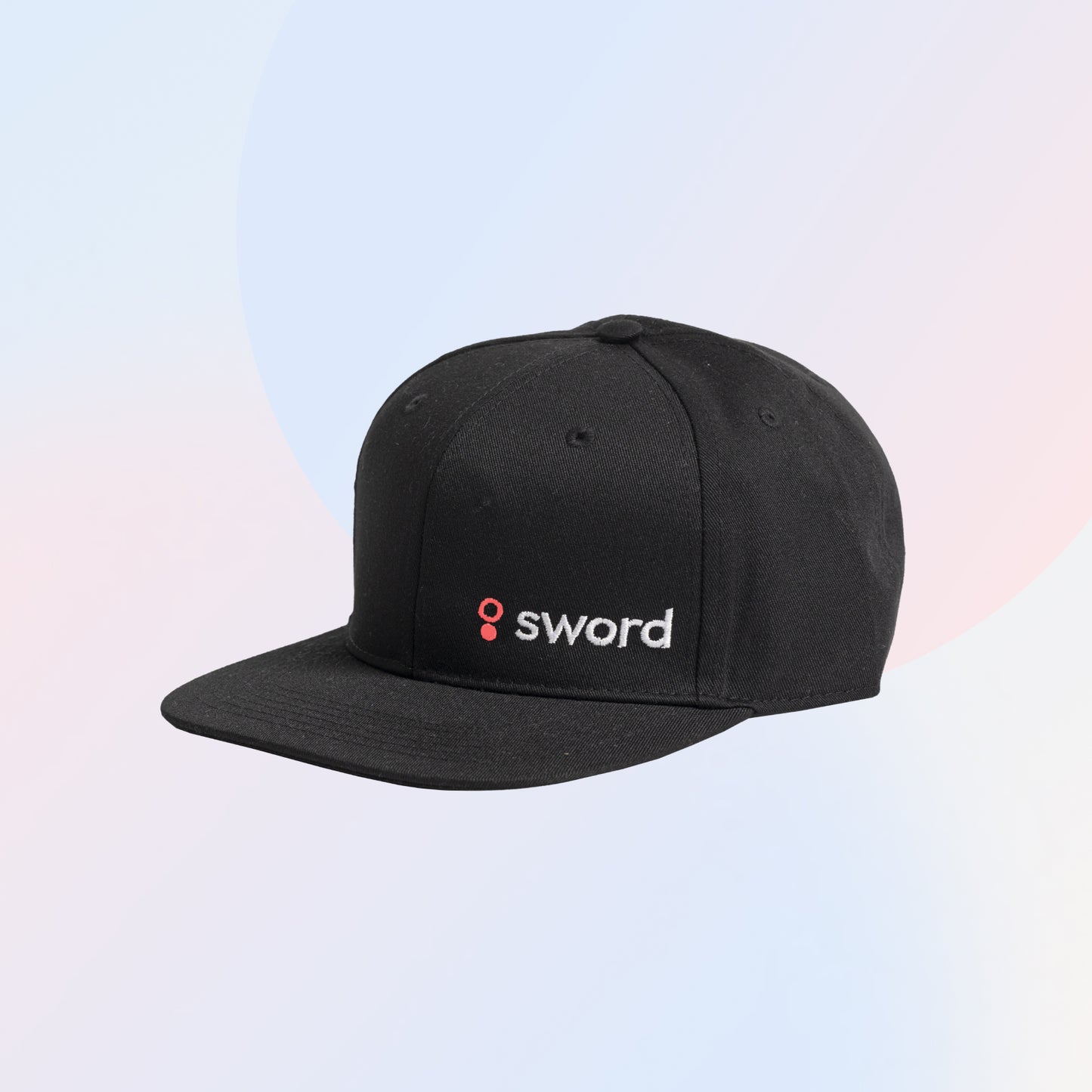 Logo Fitted Cap With Flat Bill - Logo